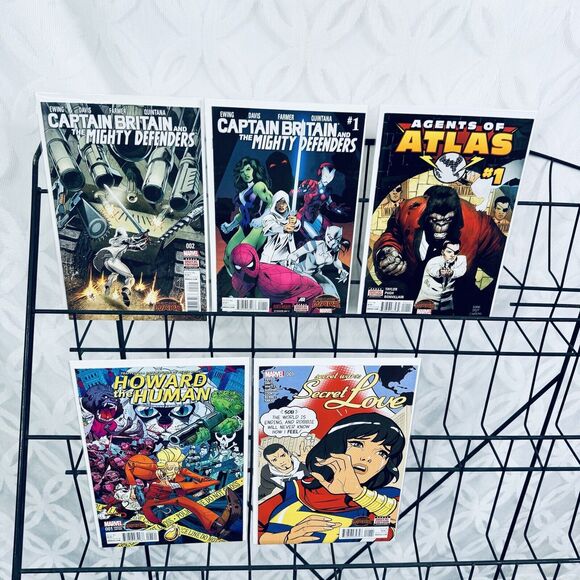 Secret Wars Love, Howard The Human, Agent Atlas One Shots & Capt Britain 1-2 - Picture 1 of 5